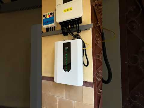 Nitrox 6 KW Dongjin Lithium Battery Jinko 590W Solar Panel Power Project