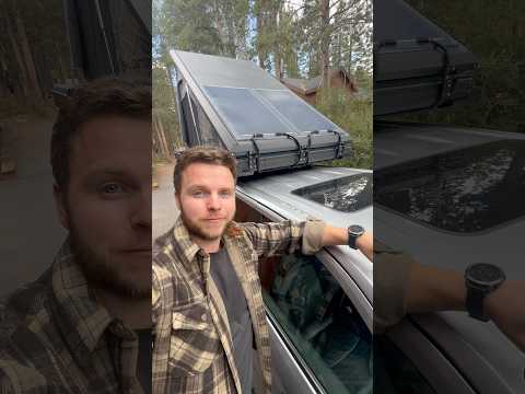 Check out the new solar panels on the @Dirtboxoverland canopy camper! Full video up now!