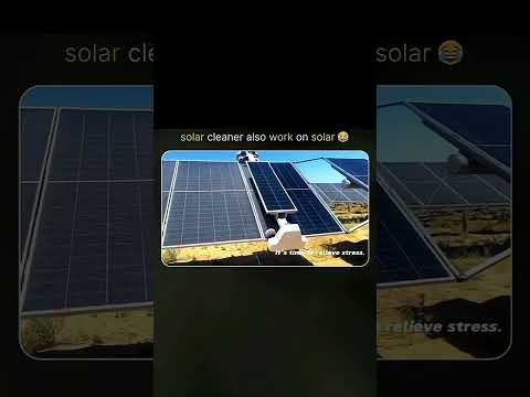 Solar Cleaner Runs on Solar Power! ☀️