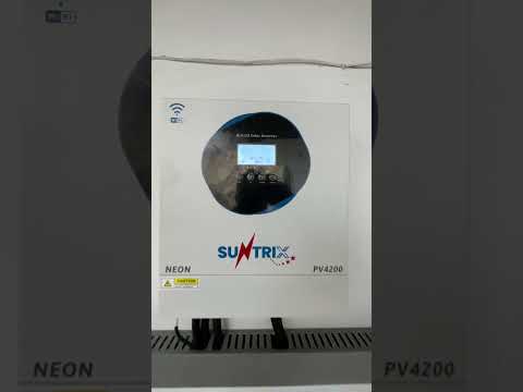 Itel Lithium Battery Power PV4000 Solar Inverter Jinko Bifacial Solar Panel Project