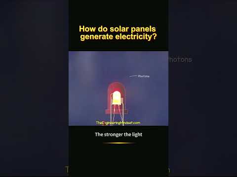 How do solar panels generate electricity? #knowledge #shortvideo