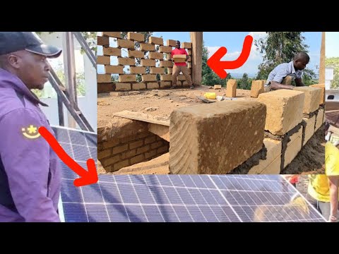 OMG,!!!  FINALLY WE FIXING SOLAR PANELS  IN @iammarwa VILLA MODE JEAN, KENYA 🇰🇪 ‼️