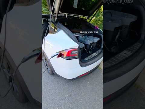 How I charge My electric Car for Free! #shorts #ev #electric #solar #charge #tesla