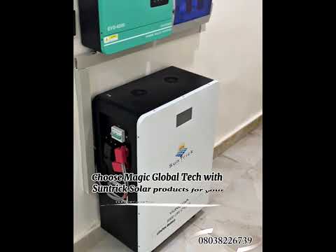 -Suntrick 6.2kW Hybrid Inverter + 15kWh Lithium Battery solar setups ✅#SuntrickSolarmgt#SolarPower