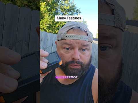 This 20,000mAh solar-powered beast☀️ #SolarPowerBank #techGadgets #camping  #OutdoorTech #viral