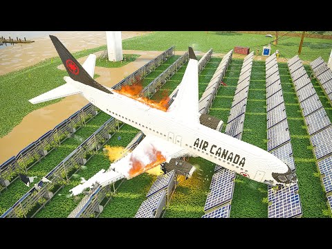 Planes Land & Crash On Solar Panels | Teardown