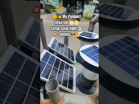 thalluvandi light 🕯️🚨 solar light full setup ready 💥🏆💥💥💥