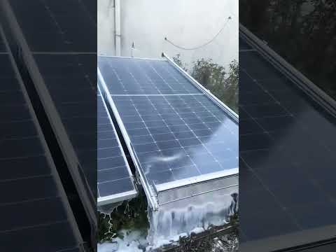 how to properly clean solar panels #solarenergy #solar #automobile #solartips #solarcleaning #sola