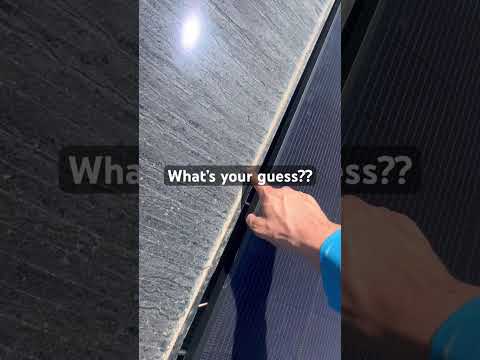 Why Are These Solar Panels Clean While Others Are Dirty? 🤔 | #Shorts