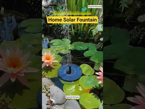 Home Solar Fountain #fountain  #gadgets #viral #homedecor #shorts #ytshorts #trending #home