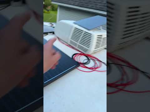RV solar 1000 Watts. 10 panels #campping #rv #rvlife #solar