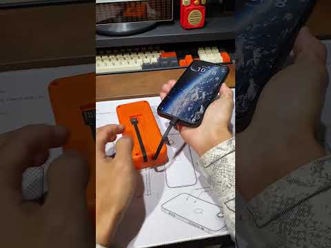 Solar charging box Multi-function power bank #youtube