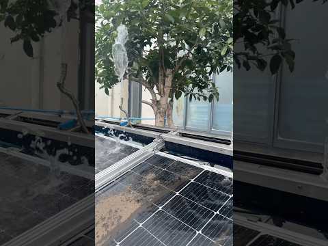 Rail-Cleaning Robot Protects Your Solar Panels 24/7! #greenenergy