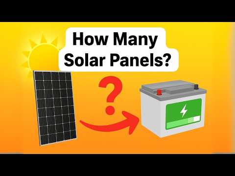 How Many Solar Panels to Charge a Battery? | 12V, 24V & 48V Explained