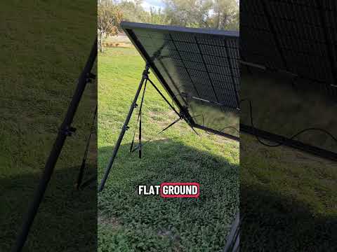 Portable Solar panel stand