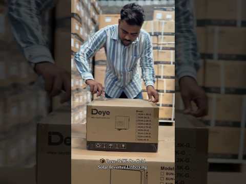Best solar panel inverter⚡ Deye 3kW On-Grid Inverter Unboxing-Ready in Stock | #ongridinverter Deye