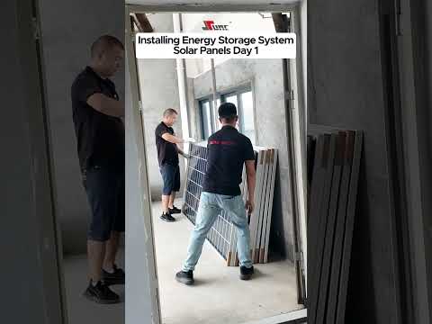 SUNC Energy Storage System: Installing Solar Panels Day 1, Unboxing 36 pcs solar panels#solarpanels