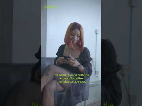 The Foldable 21W Solar Panel You Need | oraimo SolarFlex 21