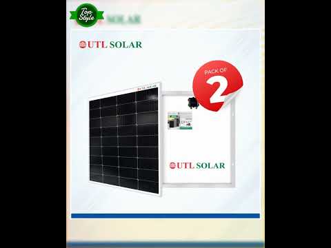 UTL Solar Panel 110 Watt | Pack of 2 | Mono Perc 36 Cells | Mono Perc Solar Panels II (12V Mono)