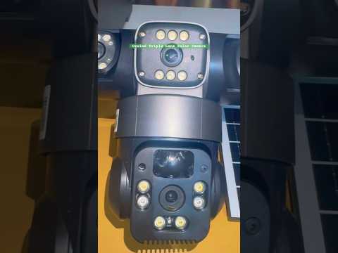 Stop Blind Spots! Orwind Triple Lens Solar Camera | Unboxing, Night Vision & App Demo #shorts #solar