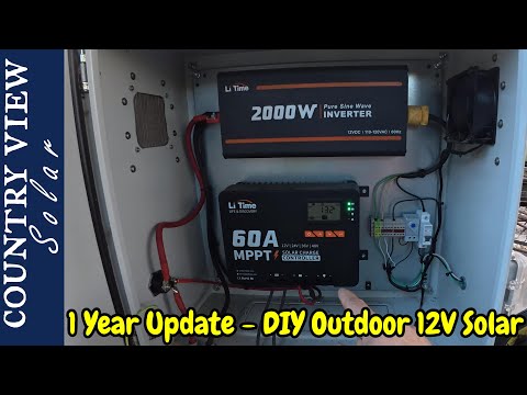 Outdoor Rain Proof 12 Volt Solar Power System – 1 Year Update