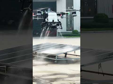 Cleaning of special positions of solar panels- Good tools and machinery make work easy