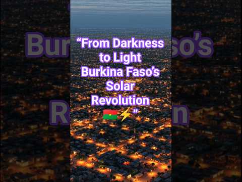 Captain Ibrahim Traoré’s Solar Power Revolution | Lighting Up Africa 🇧🇫🌞