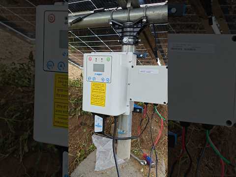 Shakti 7.5 HP solar pump installation 👍🙌#shorts