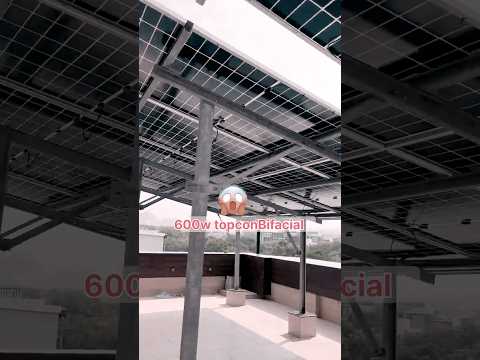 600 w solar panel ( ​⁠@vikramsolar )😱 #solarenergy
