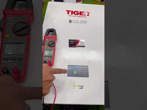 Tiger Solar Energy 51.2v 100AH LIFEPO4 Battery Touch Panel With 7 Year Warranty #Tigerbattery