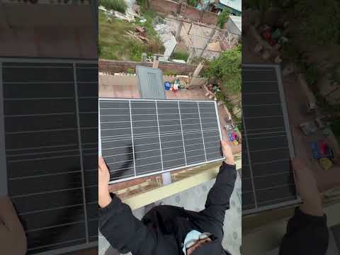 Solar garden lamp street lamp #solarcharging