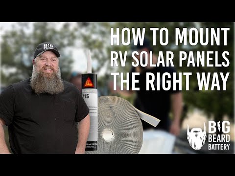 How to Mount RV Solar Panels the Right Way | Clean, Sealed, and Leak-Free