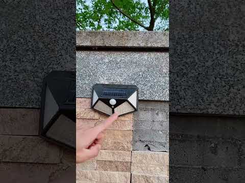 Four-Sided Glow! Brighten Every Angle with Solar Wall Lamp