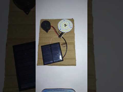 Solar panel project with buzzer #experiment #motor #solar #buzzer #project #youtubeshorts #shorts