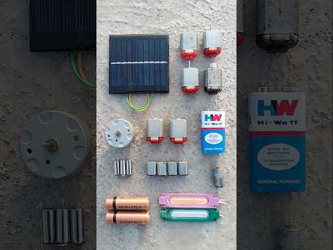 DC Motors And Solar Panel Collection 🔥