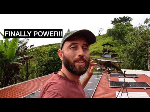 Installing Solar Power on Our Off-Grid Farm (Full Journey)