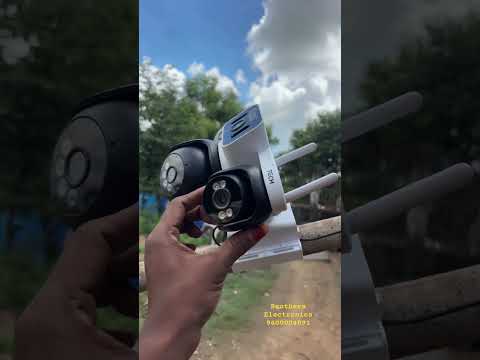 4 lens, Solar Camera QTECH #qtech #cctv #solar #mudichur