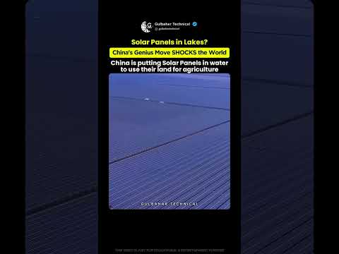 China’s Floating Solar Panels Are Pure Genius ☀️🌊