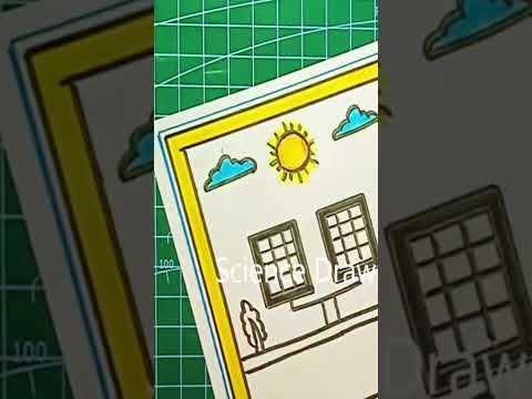 solar energy power systems drawing – simple and easy #shorts | science drawing academy