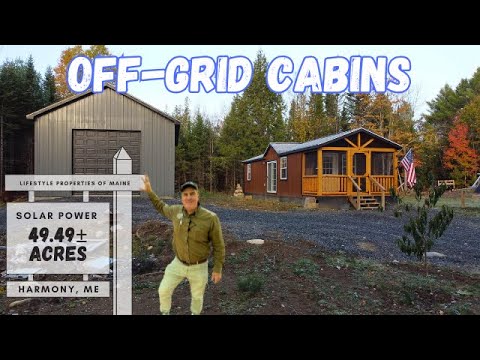Two Cabins with Garage & Solar Power | Maine Real Estate