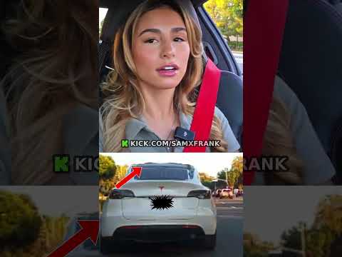 Sam Frank spots a Tesla with Solar Panels