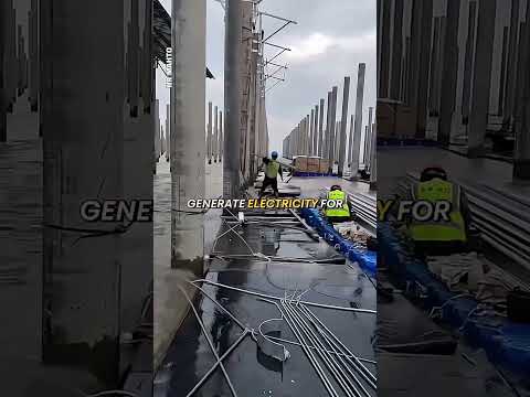 Why Solar Panels Are Floating in the Ocean? #FloatingSolarPower#FutureOfCleanEnergy