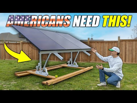 Americans NEED This Ground Mount – Maple Leaf Solar Panel Goose Mount
