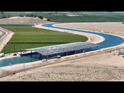 CA’s first solar-covered water canal now generating power