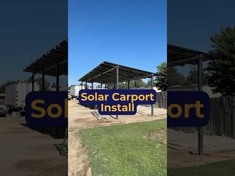 How we installed a residential solar carport ☀️30 all-black panels and two 15kWh Q Cells batteries
