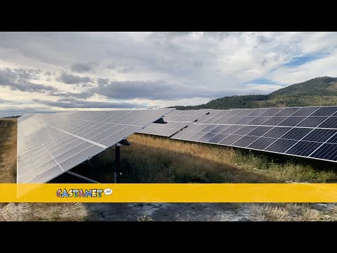 Thousands of Logan Lake-area solar panels help power the grid