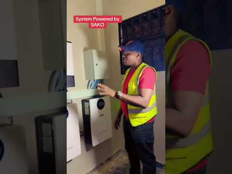 SAKO 11kVA/15kWh Hybrid Solar Energy Storage System Installation in Uganda #solarsystem