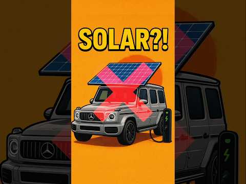 “Can an Electric Car Really Run on Solar Power Without Charging?” ⚡☀️. #shorts #viral #trending