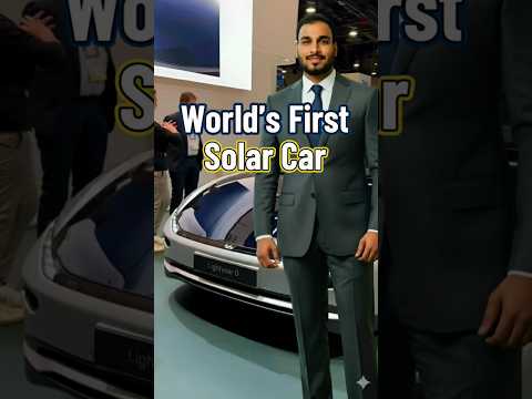 World’s First Solar Car
