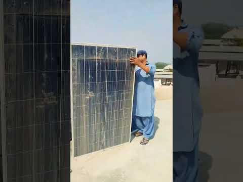2 kw solar system Installing with old solar panels #solarpanels #solarpower #alisolarworld